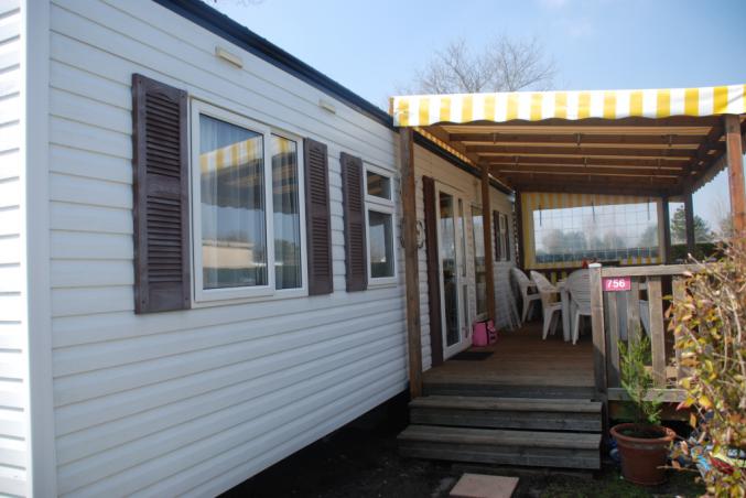 Gd Mobil Home 40m² - Clim - 6/8p - 3Ch 2SdB 2WC