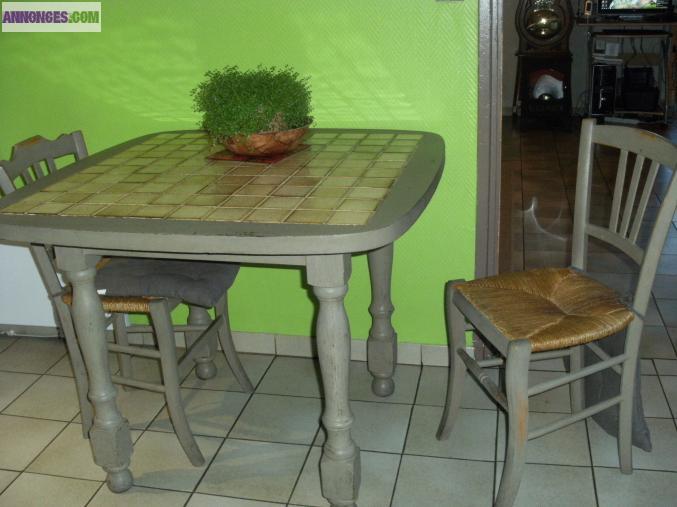 Table et chaises