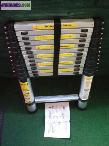 Echelle téléscopique jusqu'à 3,80 m, neuve