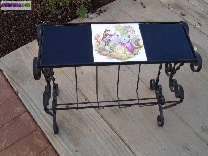 Porte revue fer forgé