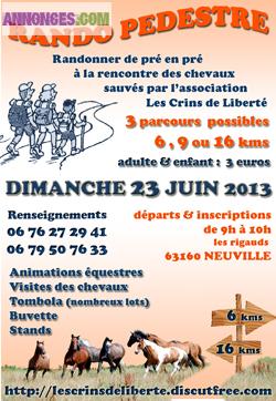 Randonnée Pedestre des Crins de Liberté