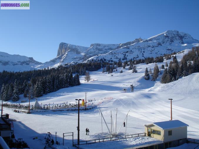 1 semaine Fév studio 4 pers au pied des pistes