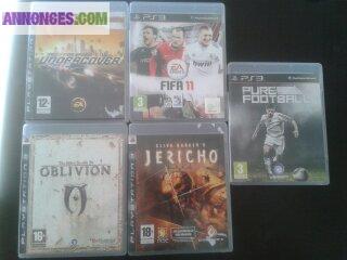 Playstation 3 - 160go avec 5 jeux ..