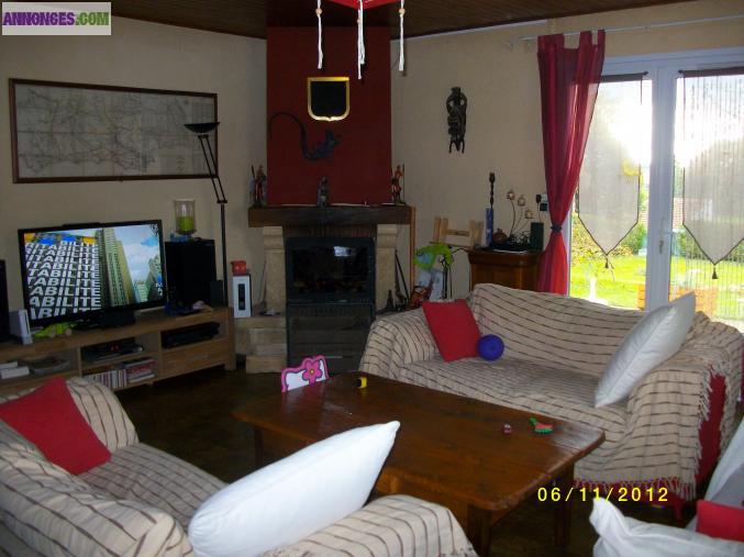 Maison ancienne rénovée avec piscine hors sol