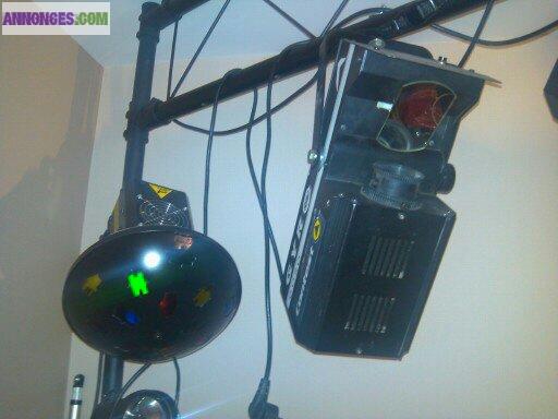 Portique plus lumières