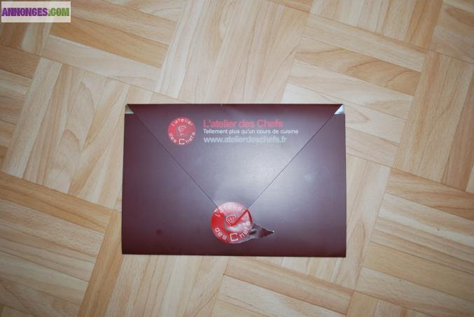 Carte Cadeau Atelier Des Chefs