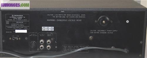 LECTEUR CASSETTES PIONEER CT-506 VINTAGE