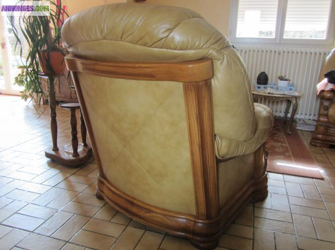 Canapé 2 places et 2 fauteuils