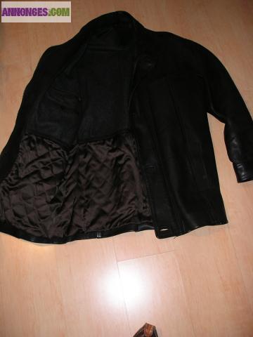 Veste en cuir