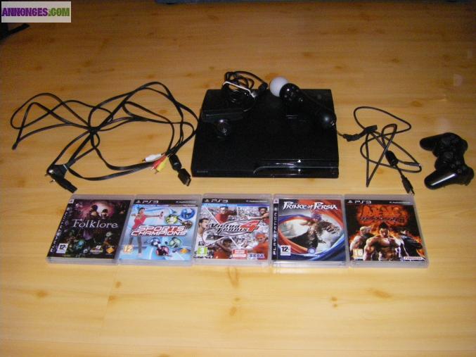 PS3 120go + Jeux + PS Move