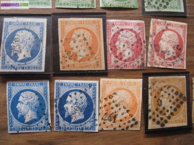 Lot timbre napoléons cérès