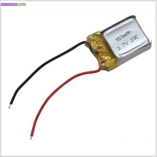 BATTERIE LIPO 3. 7V 150MAH 20C POUR HELICO SYMA S107G
