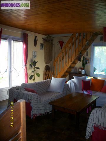 Maison ancienne rénovée avec piscine hors sol