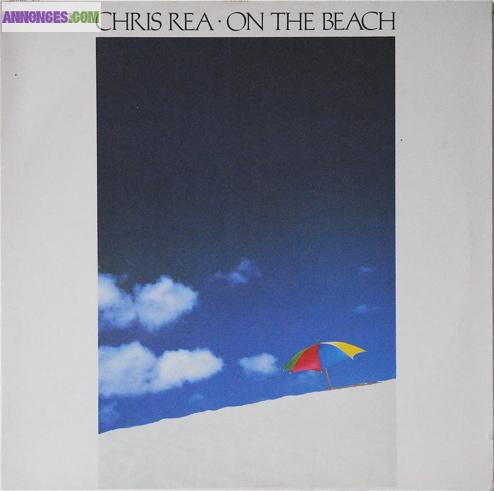 DISQUE VINYLE CHRIS REA "ON THE BEACH"