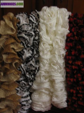 écharpe froufrou