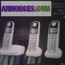 Telephone sans fil + 2 combines