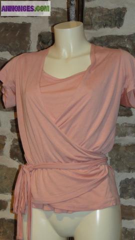 VÊTEMENT FEMME: CACHE-COEUR BOLÉRO XXL / NEUF avec ETIQUETTE