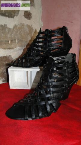 Chaussures femme : Escarpin , Nu Pied BRUNO ROSSI (40) / NEUF