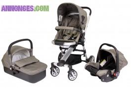 POUSSETTE SIÈGE AUTO NACELLE SET MASCU 3EN1 OLIVE