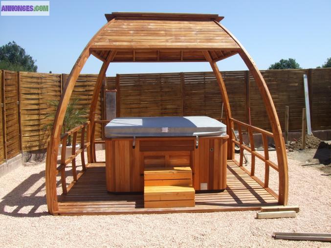 Abri de jardin en tek