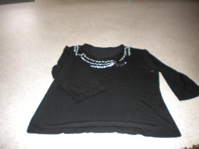 Tee shirt femme noir taille 38
