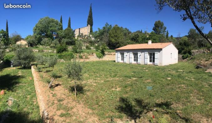 Rare sur cotignac villa plein sud 1000 m2 terrain