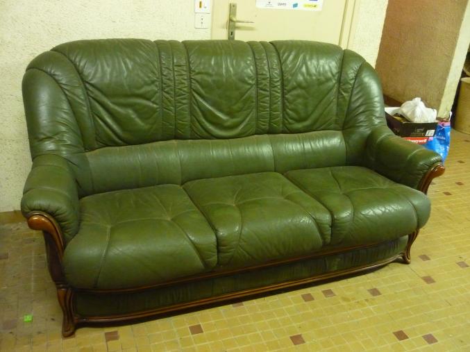 Canapé cuir