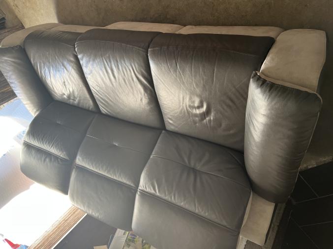 Canapé relax électrique 3 places