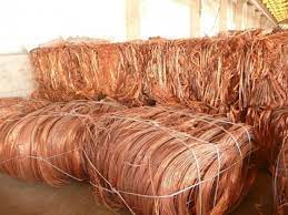 8000 Tonnes de cuivres en câbles dénudés 