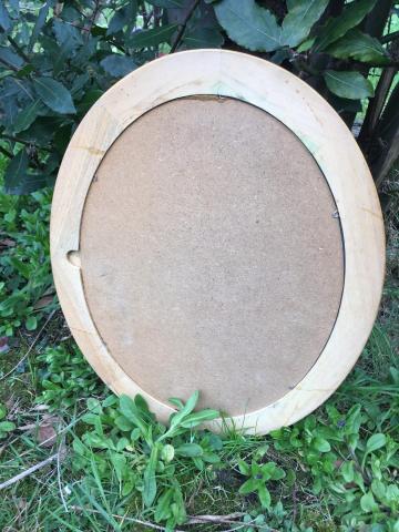 Petit miroir oval