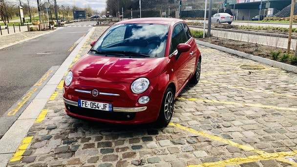 Location à Metz Gare, Fiat 500