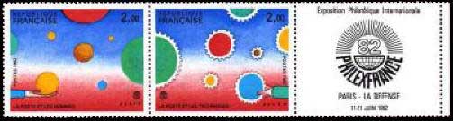 Timbres français et du monde.
