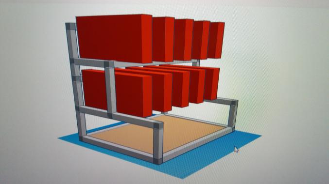 Rig mining en alu standard ou sur mesure