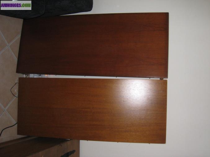 Table ronde merisier + 4 chaises