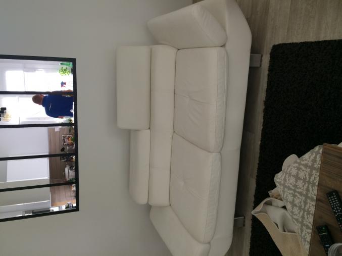 Canape Blanc 3 places