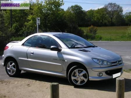 PEUGEOT 206 CC QUICKSILVER GRIS METALLISE