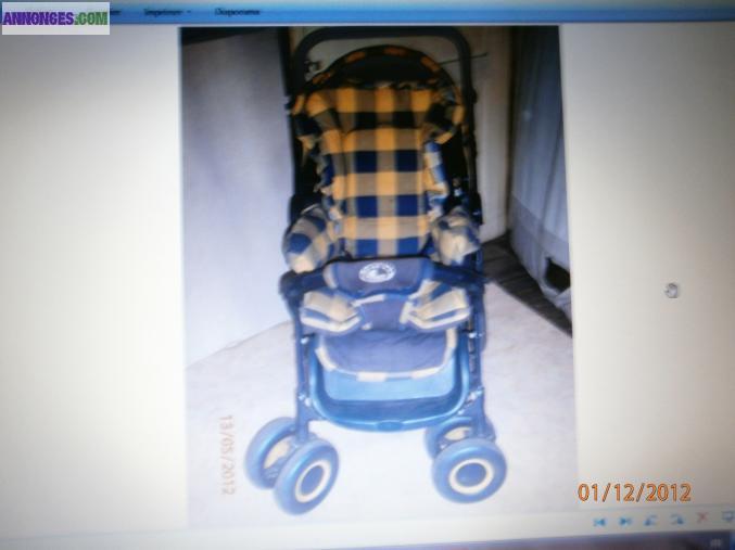 Pousette+sac a langer