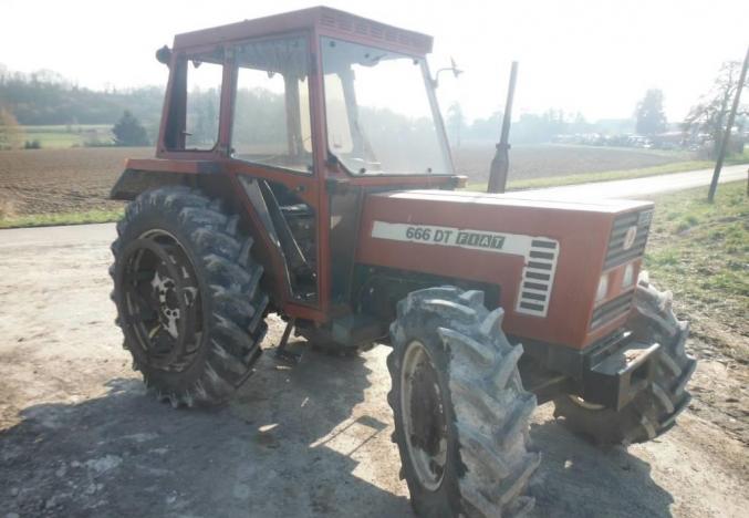 Tracteur agricole FIAT 666
