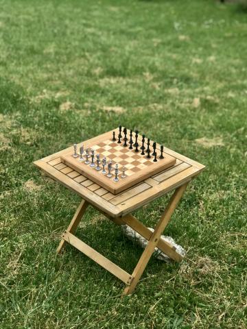 Jeu d'échecs Français fait à l'unité