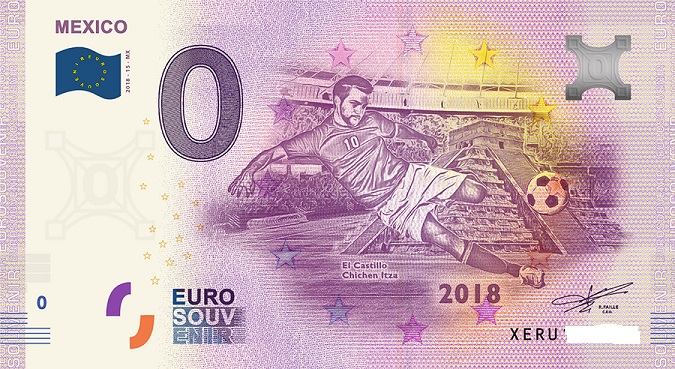 Billet zero euro no 01 de 2018