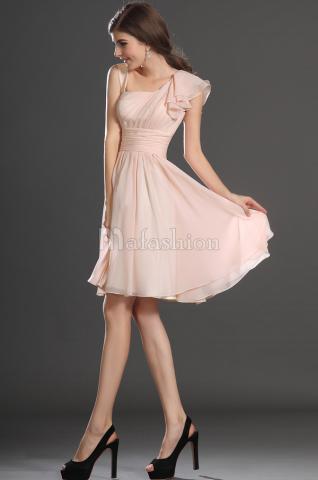 Robe de Graduation Vintage Facile Sobre-mafashion.fr