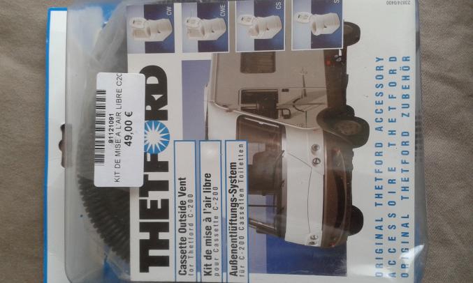 Kit évent cassette wc