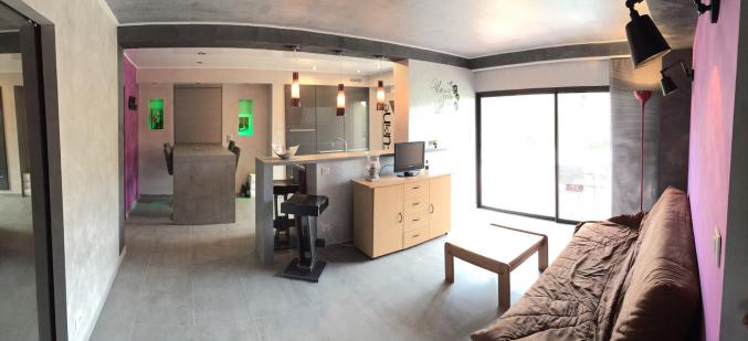 Aphrodite village ZONE NATURISTE appt T4 RDC vue mer