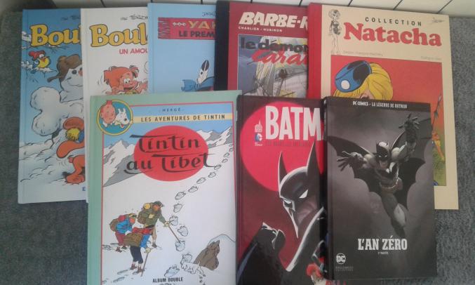 9 BANDES DESSINEES – 10 euros 