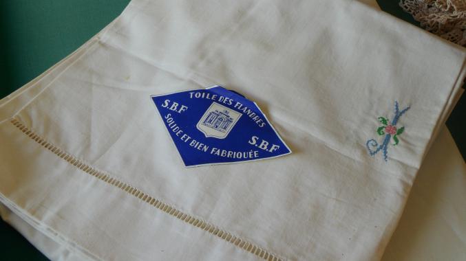 Lot de draps à saisir