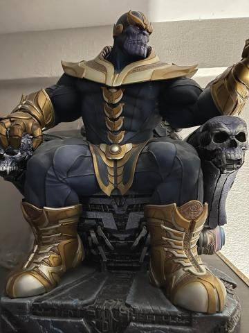 Thanos on throne