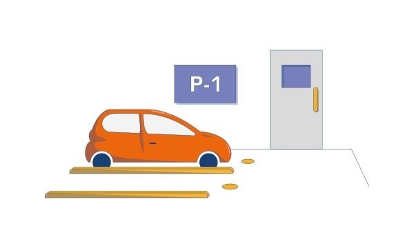Emplacement dans parking souterrain