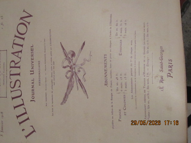 Vente revue l'illustration