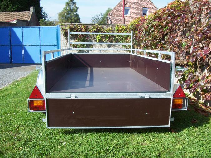 Remorque double essieux 2m51x1m25