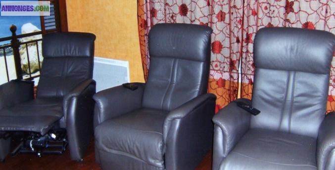 3 fauteuils releveur